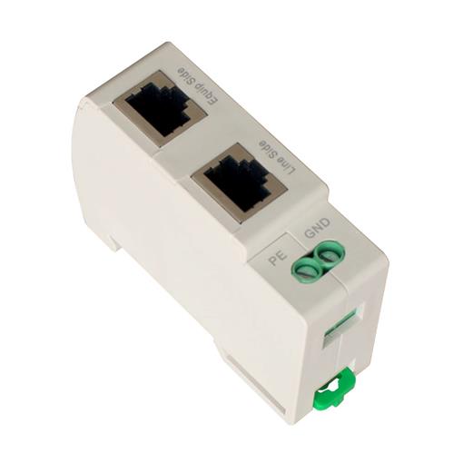 DIN-Rail Ethernet PoE Surge Protector WTH-SG/RJ45