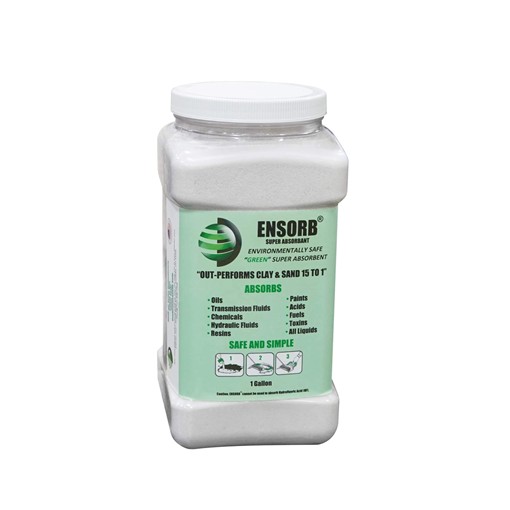1-Gallon Jug Dispenser ENSORB® Granular Absorbent, White